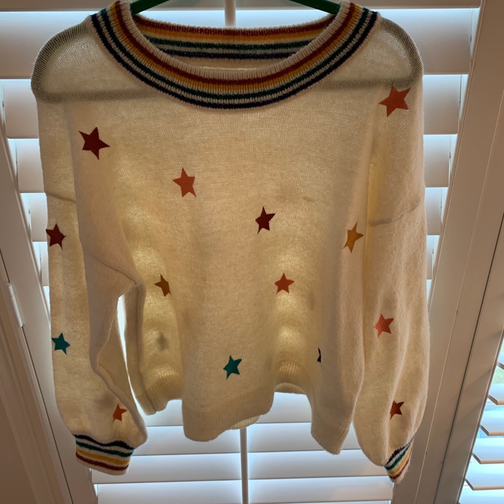 white star sweater